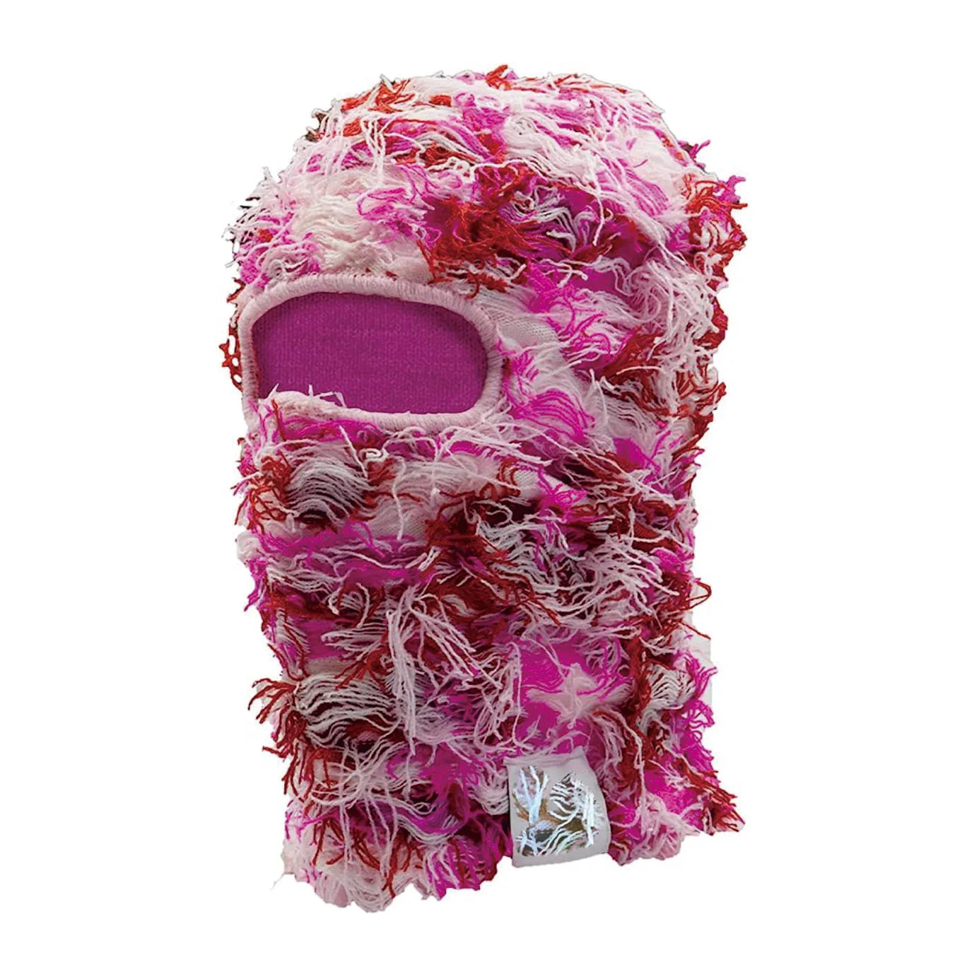 Custom Camo Knitted Distressed Balaclava Ski Mask Wind Proof Premium One-Size Fits All Shiesty Design Furry