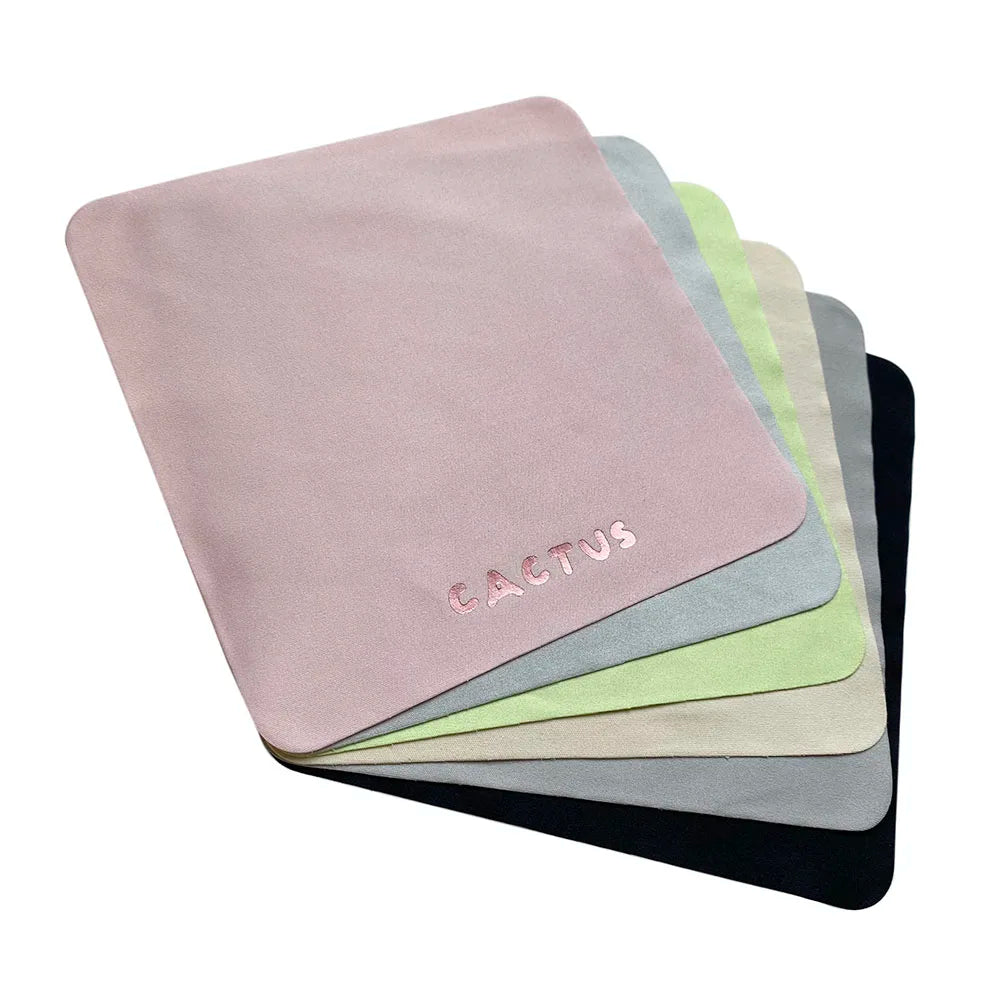 Manufacturer Hot Selling Customize Rose Foil logo Microfiber Clothes for Glasses Cleaning Cloth for Eyeglasses Lens Screen