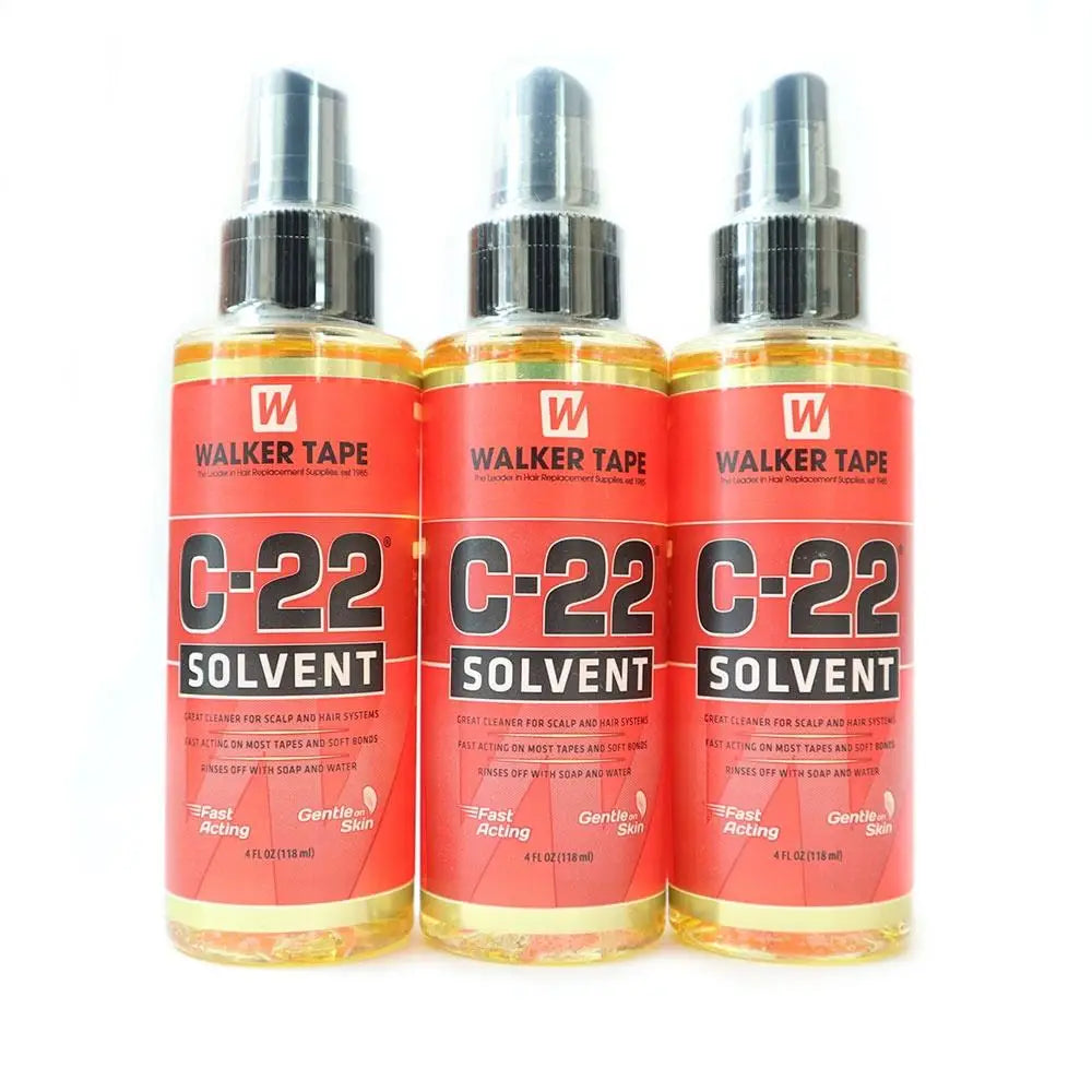 Walker Tape C22 Solvent 4Oz Spray for Lace Wigs & ToupeeTape Glue Adhesive Remover Release