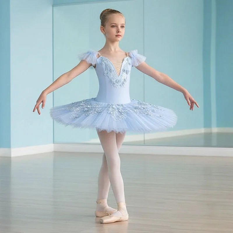 New White Ballet Tutu Kids Girls Adults Women Ballet Dance Costumes Ballerina Adults Professional Ballet Tutu Dress Women Girls
