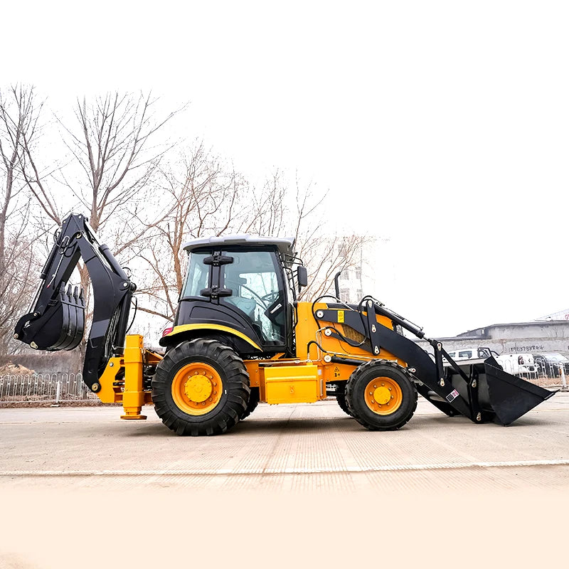 Earth-Moving Machine Backhoe Loader Excavator  Mini Backhoe Excavator Loader