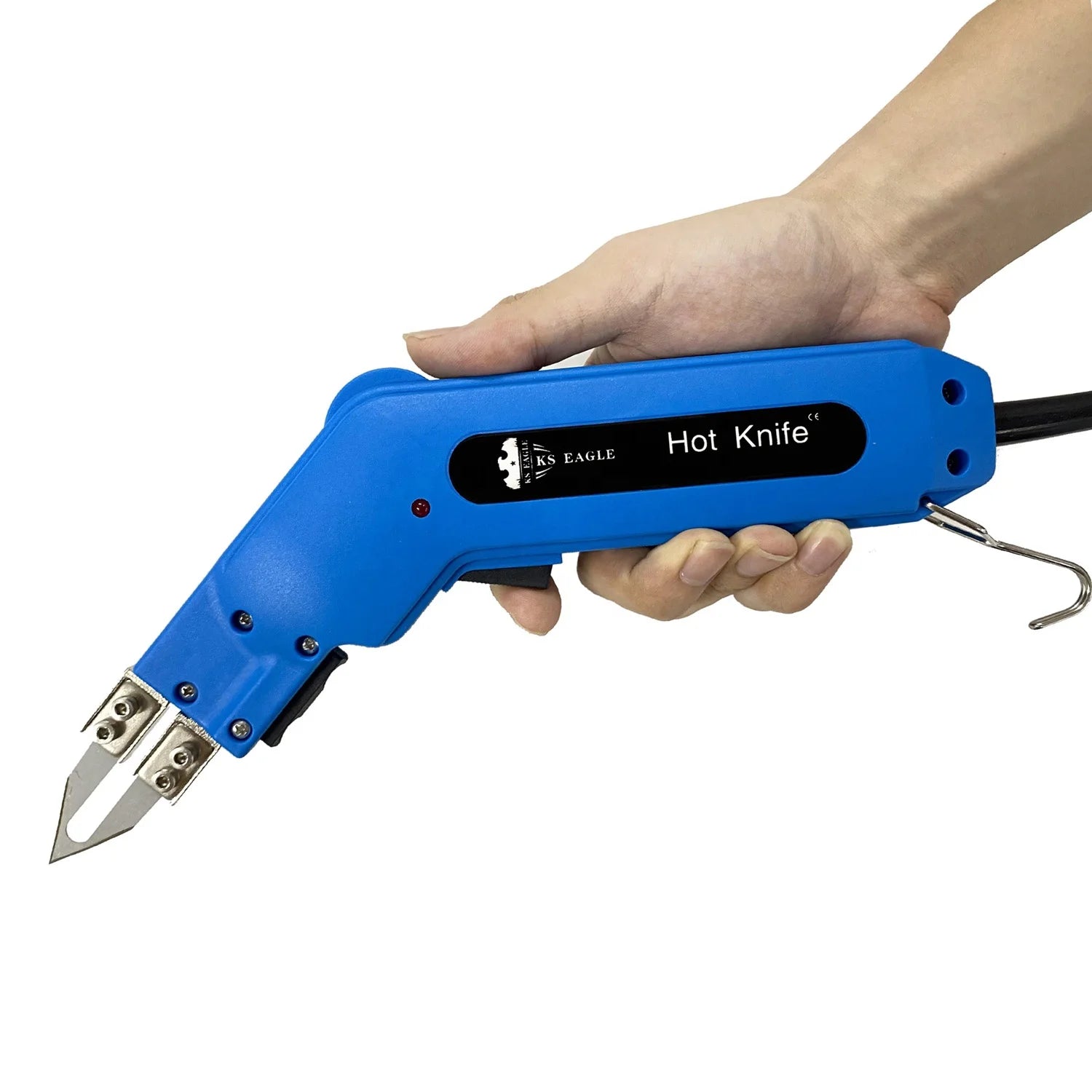 Best Price  Hot Knife 80W EU Plug Handheld Electric Nylon Rope Fabric Ribbon PU Leather Cutter Thermal Knife