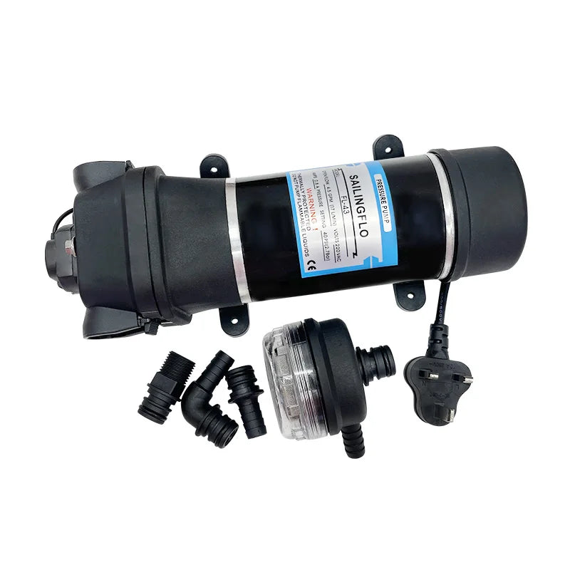 SAILINGFLO FL-43 220VAC 17LPM 40psi High Flow Diaphragm Water Pump With Speed Controller