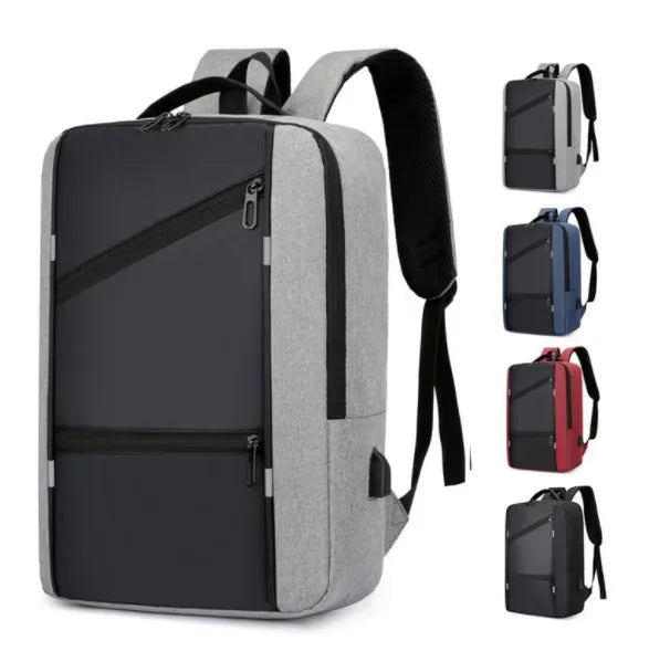High Quality Waterproof Oxford School Backpack with USB Port Zipper Closure 20-39L Capacity-Hot Sell Wholesale