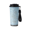 2024 the New Customized With Lanyards Portable Straight Drinking Mouth Inside and Outside Pure Titanium Thermos Cup