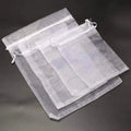 Bulk Wholesale White Organza Bags 12*9 cm Stone Gift Bag for Gift