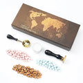 Dongguan Factory Custom in Stock Low MOQ Brass Decoration Traditional Office 3D Wax Seal Stamps