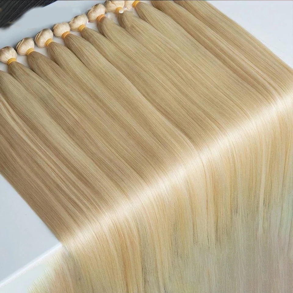 Wholesale Raw Virgin Hair Bundles Bulk Straight Human Hair Weave Bundles 100% 613 Virgin Brazilian Hair Bundle