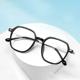 2024 New Vintage Opticals Frame High Quality Square Blue Light Blocking Glasses Titanium Custom Logo for Women Men