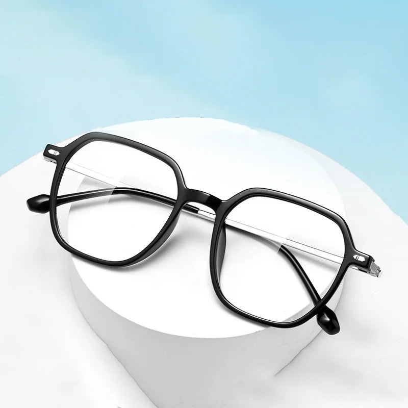 2024 New Vintage Opticals Frame High Quality Square Blue Light Blocking Glasses Titanium Custom Logo for Women Men