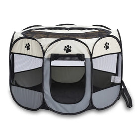 Hot Sale Foldable Pet Tent PlayPen Dog Sleeping Fence Pet Carrier Tent Dog House