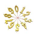 Gold Digital Birthday Candles Suppliers of Birthday Party Top Decoration Candles