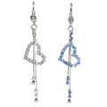 Gaby New Heart Non-Piercing Butterfly Belly Ring Cuffs Colorful Dangling Clip-on Body Jewelry with Gold Plating for Weddings