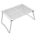 Titanium BBQ Grill with Frying Plate Outdoor Camping Hiking Ultralight Durable Barbecue