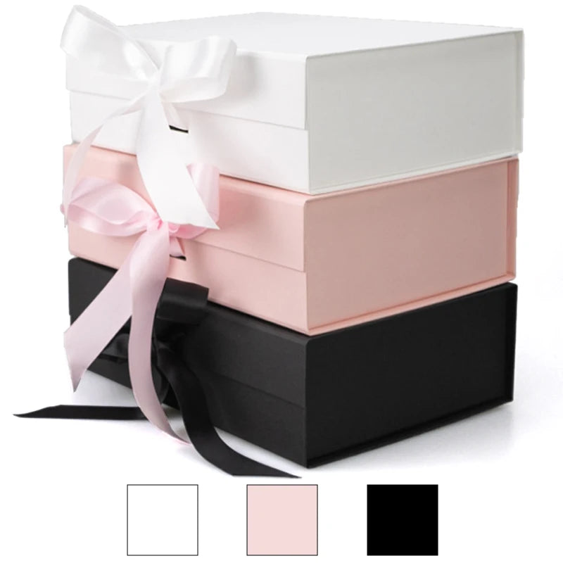 Custom Large Luxury Cardboard Gift Boxes High-End Magnetic Folding Paper Packaging Waterproof with Embossing Printing