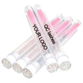 Disposable Nylon Glitter Mascara Brush Tube Eyelash Wands Brushes