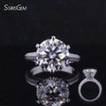 Fine Jewelry Rings Setting  14K Gold 1ct 3ct 5ct Hpht Cvd Lab Grown Diamond VVS  Engagement Band Ring