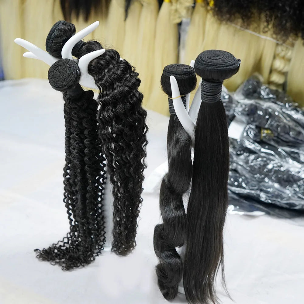 Bundle Vendor 100% Human Raw Virgin Hair Wholesale Malaysian Virgin Human Hair Bundles Cuticle Aligned Hair Human