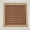Brown Color 10x10 Inch Felt Letter Board Wit White 170 Letters for Home Decor