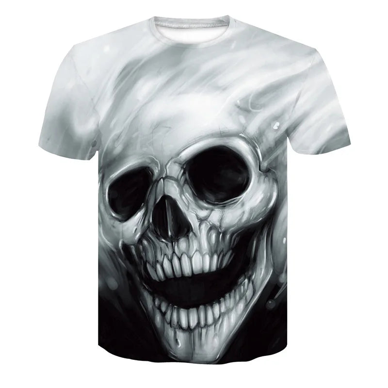 Evertop Custom Men's Quick Dry 3D Printed Shirts Hip Hop Short Sleeve Fitness Running T-Shirt Made Knitted Factory Direct Prices