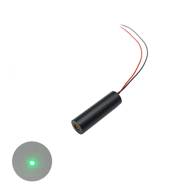 Hot Selling Compact Mini D15mm 532nm 50mw Green Dot Laser Diode Module Laser Module Industrial Grade