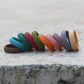 Hot Design Morandi Tree Bark Pattern Rubber Engagement Bands Silicone Wedding Rings Jewelry Woman