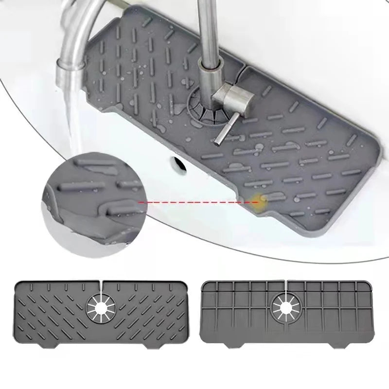 Factory Direct Sales Kitchen Bathroom Artifact Faucet Anti-splash Water Silicone Drainage Mat