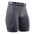 Men's Sports Riding Tight Shorts Side Stripe Design Highlights Leg Lines Waist Print Design Shorts