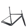 Bicycle Frame Carbon Frame All Inner Cable Superlight Gravel Bike Frameset Bicycle Part Cyclocrossy Frame Black Matte GR044