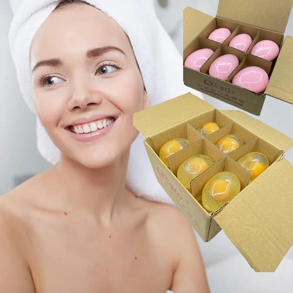 Best Organic Beauty Bleaching Soap for Hotel Basic Cleaning Skin Black Head Remover Handmade Collagen Egg Soap