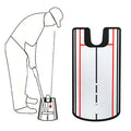 Portable 12\" X 6\" Golf Groov Putting Alignment Mirror Portable Golf Putter Line Training Aids for Putting Green Practice