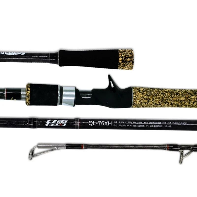 Ocean Beach Bait Casting Fishing Rod XH Lightweight Ultra Light Ceramic Guide Vara De Pesca 2.1m 2.28m ABS Reel Seat Pole