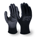 SKYEE Custom Polyurethane Coated Pu Nylon 13g Anti Cut Work Industrial Garden Pu Gloves for Construction Workers Use