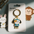 Promotional Cartoon Enamel Keychains & Carabiners Custom Soft Logo Embossed Cute Design Waterproof Lightweight