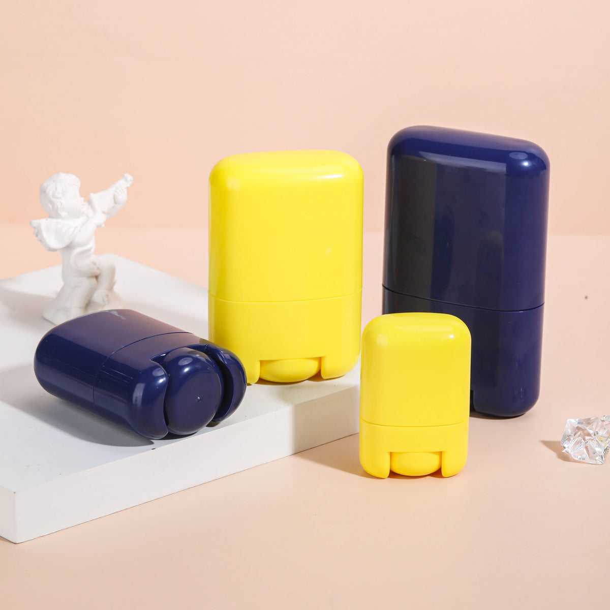 Multi-SIZE HDPE Plastic Empty Cosmetic Shampoo Sunscreen Stick Containers Custom Color Customized Skin Care Serum Face Mask