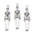 Charms Skull Skeleton Man 39x9mm Handmade Making FitVintage Tibetan Silver Color PendantsDIY for Bracelet Necklace