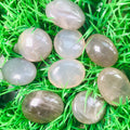 Wholesale High Quality Natural Blue Rose Quartz Palm Stone Healing Quartz Crystal Palm Folk Crafts New Items