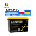 Polish Warehouse Germany Poland 12V 24V 100Ah 200Ah 300Ah Lifepo4 BYD IP65 12.8V Lithium Iron Phosphate RV Outdoor Solar Battery