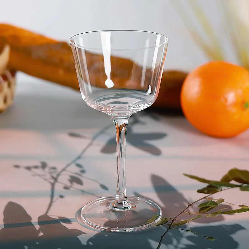 160ml Classic Nick and Nora Glasses Elegant Crystal Cocktail Glass Long Stem Coupe Bar Glassware for Martini Manhattan