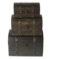 Direct Manufacturer's Vintage Wooden Storage Trunk Square Steamer Trunk with Lacquer Technique