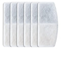 Auto Pet Fountain Cat Water Dispenser Set 6 Pack Replacement Filters & 2 Pack Filter Sponges Silicone Material Premium Quality