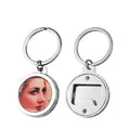 Promotional Bottle Opener Custom Metal Beer Opener Sublimation Bottle Opener Keychain