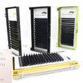 J B C D Curl 8-25mm Matte Black Eyelash Extensions Trays Private Label Cashmere Koea PBT Lash Trays