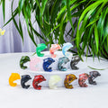 Hot Sale Wholesale Mix Materials Dolphins Crystal Cravings Craved colorful Crystal animal Healing Energy Stone for Gift