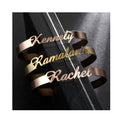 Hot Selling Creative Customized English Alphabet Bracelet Titanium Steel Personalized Diy Name Jewelry Wholesale