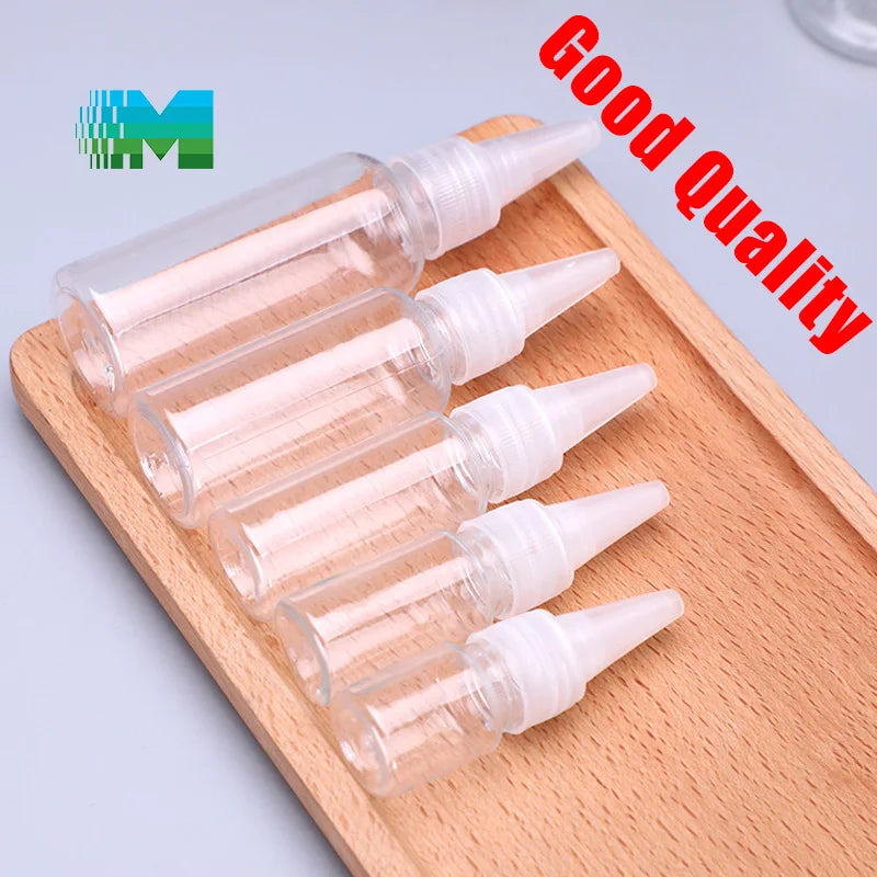 Wholesale Spout Bottle Custom 60ml Small Sample Empty Bottle Pression Bouteille En Plastique  Perfume Tester Plastic Bottle