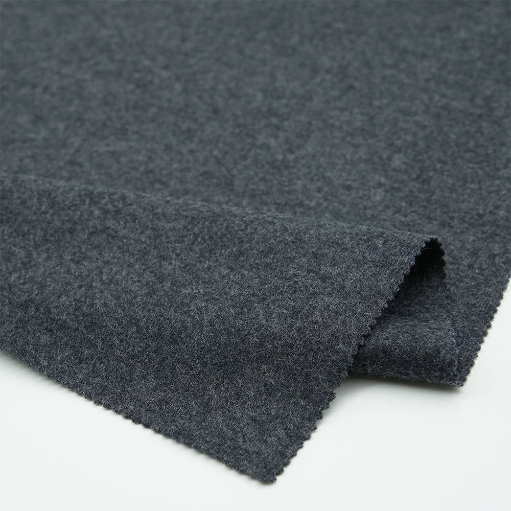 Premium 100% Wool Woven Italian Suiting Fabric Men Suits Jackets Fleece Brushed Organic Eco-Friendly 280 GSM Medium Weight