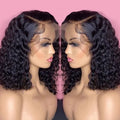 East to Wear Water Wave Natural 1b Color bob Wig 100% Human Hair Glueless bob Wigs