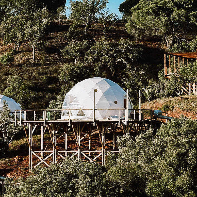 5M Nature Geodesic Dome Luxury Glamping Yurt  Tent