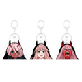 Classic Popular Anime 3D Automotive Flip DARLING in the FRANXX Keychain